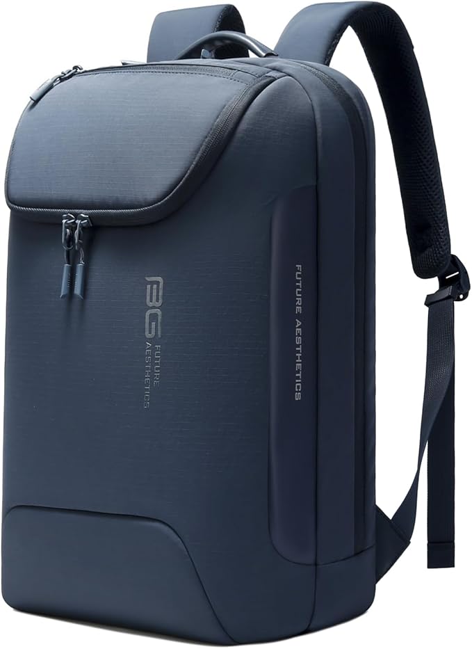 BANGE Ergonomic Anti-Theft Laptop Backpack for Men & Women, 15.6 Inch Business Travel Backpack, Waterproof Lightweight Durable Rucksack for Office, College, Outdoor