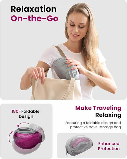 BOB AND BRAD Eye Massager with Heat and Cooling, EyeOasis 3 Eye Mask for Migraine FSA Eligible/HSA Eligible, Heated Face Massager for Dry Eye Strain Relief Improve Sleep, Christmas Gifts for Women