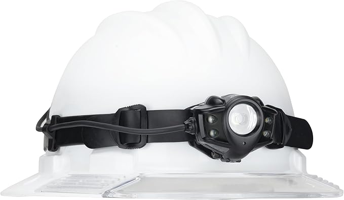 Princeton Tec Apex Headlamp with Dimmable 550 Lumens White Maxbright LED, IPX7 Water Resistance and 12 Hour Burn Time, Essential for Backpacking, Camping, Caving, and Safety, Industrial