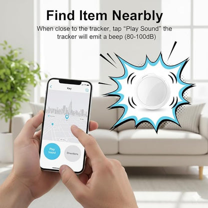 GPS Tracker for Vehicles Work with Find My (iOS Only) Real Time Global No Subscription No Monthly Fee Mini Hidden Car Tracker Device Smart Locator Tracking Tags with Magnetic Case for Kids Pets Bag
