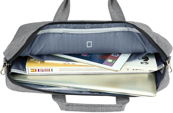 KROSER Laptop Bag 15.6 Inch Briefcase Shoulder Bag Water Repellent Laptop Bag Bussiness Carrying Handbag