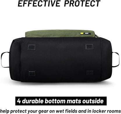 MIER Large Gym Bag for Men Sports Duffle Bag with Shoe Compartment 60L Lightweight Duffel Bags for Workout Fitness Travel