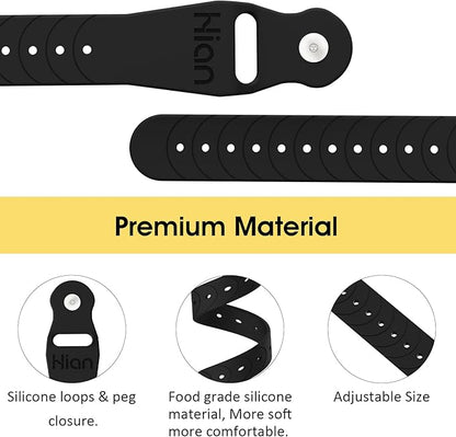 Hion Motion Sickness Bracelets Sea Sickness Wristbands for Motion Sickness/Morning Sickness/Pregnancy Nausea Anti Nausea Bands Acupressure Wristband(3Pairs-Black+Purple+Transparent)