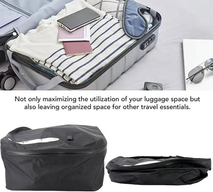 Large Capacity Vacuum Storage Bags for Travel 180° Full Opening Compression Packing Cubes Space Saver Garment Organizer for Suitcases Bedding & Clothes