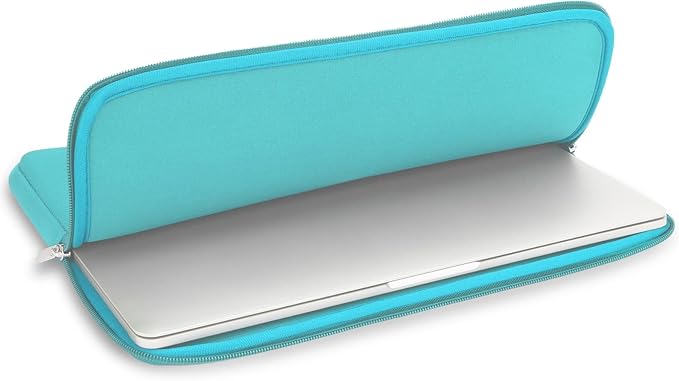 RAINYEAR 16 Inch Laptop Sleeve Protective Soft Case Padded Zipper Cover Bag Specially Compatible with 16" MacBook Pro M1 M2 M3 M4 Pro/Max A2141 A2485 A2780 A2991 A3403 A3186 (Blue)