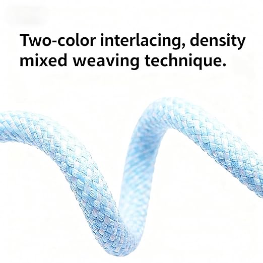 USB Cable PD Fast Charger (USB 3IN1 Braid Blue),Phone Data Cable, Fast Charging Cable, 120cm, Density-Mixed Braided Body, Compatible with Almost All Phones, Tablets, Headphones, and More.