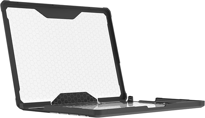 URBAN ARMOR GEAR UAG Designed for MacBook Pro 14 inch Case 2025 M5, 2021-2024 M4/M4 Pro/M4 Max A3434 A3112 A3401 A3185 A2918 A2992 Rugged Military Grade Plyo Laptop Cover, Translucent Clear Ice