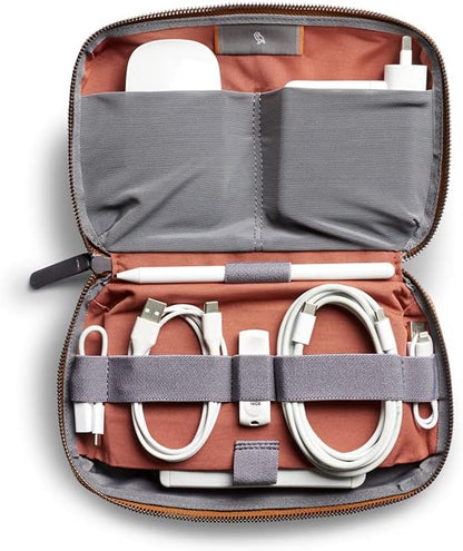 Bellroy Tech Kit (Tech Accessories Organizer Pouch, Zipper Closure Design, Stores Power Bank, Phone Charger, Cables & More, Internal)