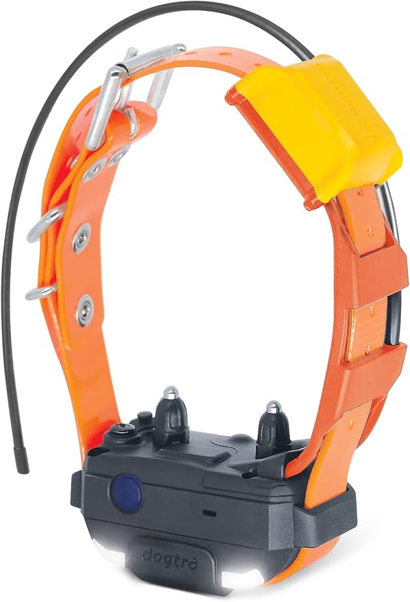 Dogtra Pathfinder 2 Mini TRX Additional Receiver Dog GPS Tracker LED Light Orange Collar SmartWatch Compatible Rechargeable Waterproof Free Offline Maps No Monthly Fee Smartphone Required