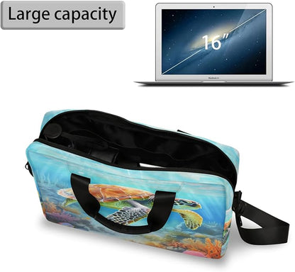 Laptop Bag Bohemian Mandala Laptop Satchel Briefcase Adjustable shoulder Carrying for MacBook Pro 16 inch