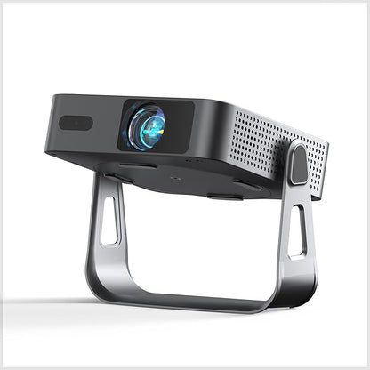 AuKing Projector, 2025 Upgraded Smart Projector, Full HD 1080P Home Theater Video Projector, Compatible with HDMI/USB/AV/Smartphone/TV Box/Laptop