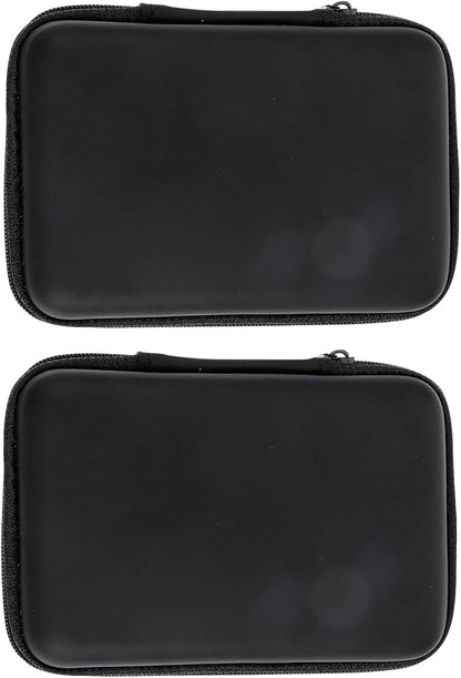 2pcs Travel Gadget Bag Compact Shockproof Electronic Accessories Organizer Pouch for Cable Charger Power Bank Earphones Storage