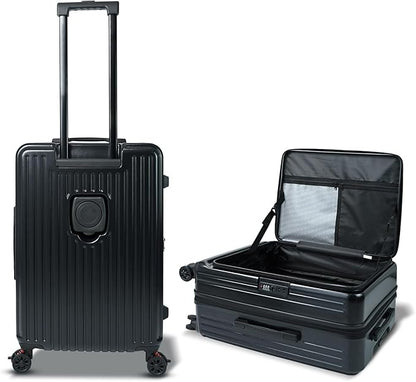 Checked Luggage with Spinner wheels, 24 inch luggage, Medium Suitcases with Wheels,Hard Shell Top-open Design Expandable Luggage