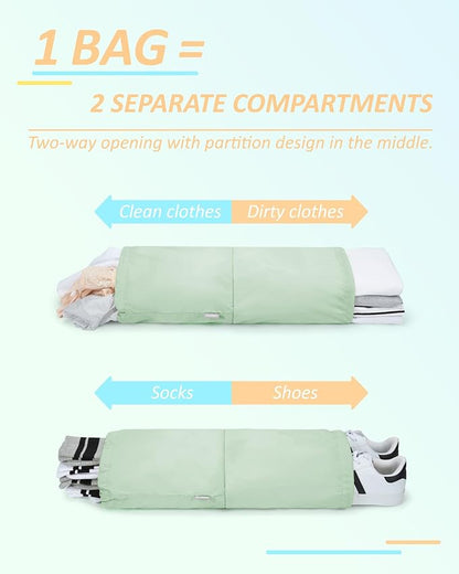 BAGSMART 6 Set /4 Set/2 Set Compression Packing Cubes for Travel, Lightweight Luggage Organizer Bags, Durable Space Saver Bags Travel Essentials