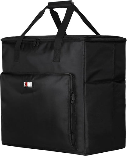 BUBM Desktop Computer Carrying Case, Padded Nylon Carry Tote Bag for Transporting Computer Tower PC Chassis, Keyboard, Cable and Mouse…