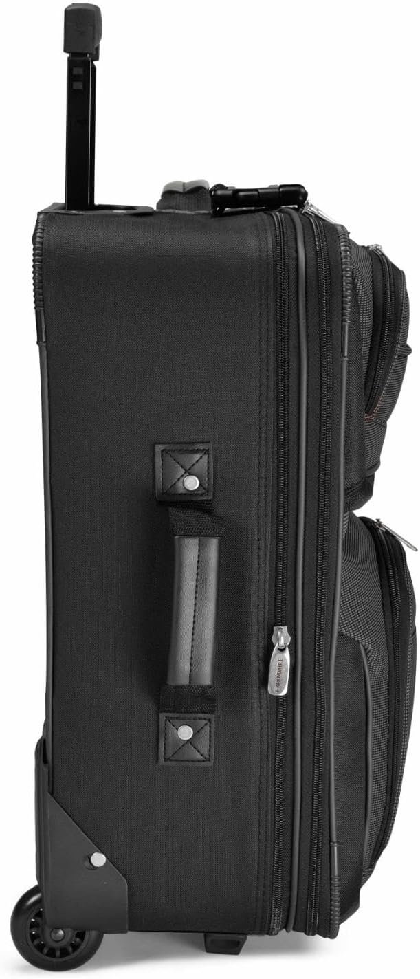 Travel Select Amsterdam Softside Expandable Luggage with Rolling Wheels, Gray, 2-Piece Set (15/21)