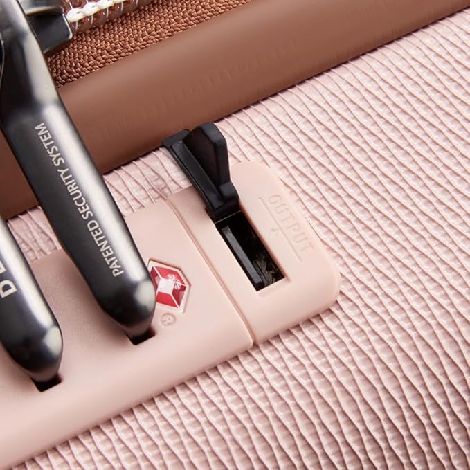 DELSEY PARIS Chatelet Air 2.0 Hardside Luggage with Spinner Wheels, Blush Pink, Carry on 20 Inch
