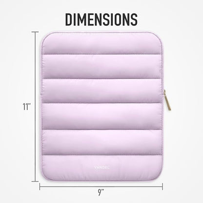 Vandel - The Original Puffy iPad Sleeve 9-11 Inch Tablet Sleeve, Purple i Pad Case for Women and Men, Cute iPad Air Pouch, 9 10 Inch, 11 Inch Bag