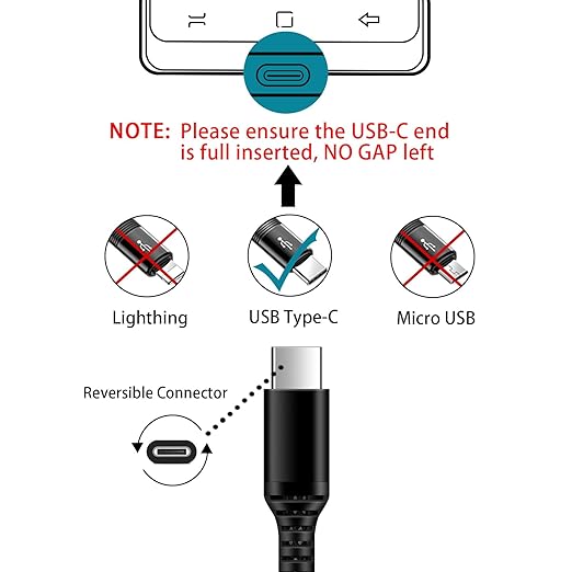 for Samsung Phone Charger Cable Fast Charge 10FT for Samsung Galaxy A17 A16 Z Fold 7 Z Flip 7 FE A36 5G A56 A26 S25 Ultra, 3.1A Long USB to USB C Cable Type C Charging Cord Android Charger Power Cord
