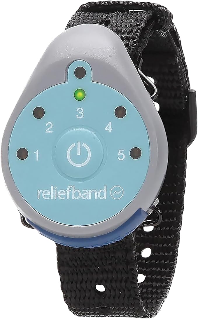 Reliefband Classic Anti-Nausea Wristband for Motion Sickness, Morning Sickness, Travel, Sea Sickness & Vomiting Relief - Motion Sickness Wristband FDA Cleared Drug-Free, Fast-Acting Nausea Relief Band
