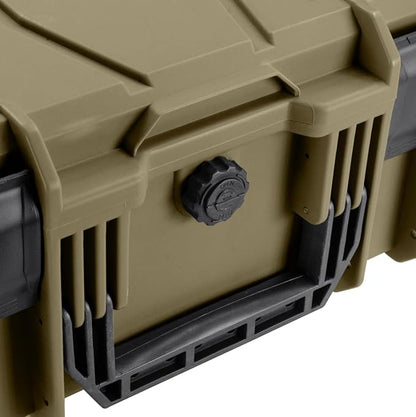 Eylar 18" Intact Series Hard Camera Case, Lightweight and Durable Stacker Design with Foam (Dark Earth)