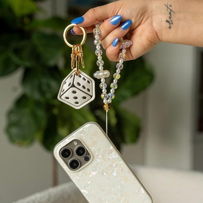 Sonix Keychain Case Compatible with Apple AirTag | Protective Cover Keychain for AirTags | Dice