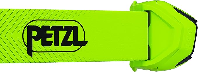 PETZL ACTIK Headlamp - Powerful 450 Lumen Light with Red Lighting, for Hiking, Climbing, Running, and Camping - Green