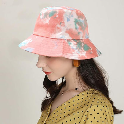 XYIYI Cute Bucket Hat Beach Fisherman Hats for Women, Reversible Double-Side-Wear