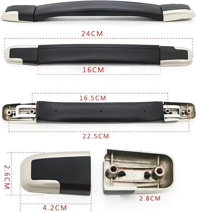 Zoofen Replacement Luggage Suitcase Handle Carry Strap Luggage Grip Luggage Replacement Handle Pulls（Z022）