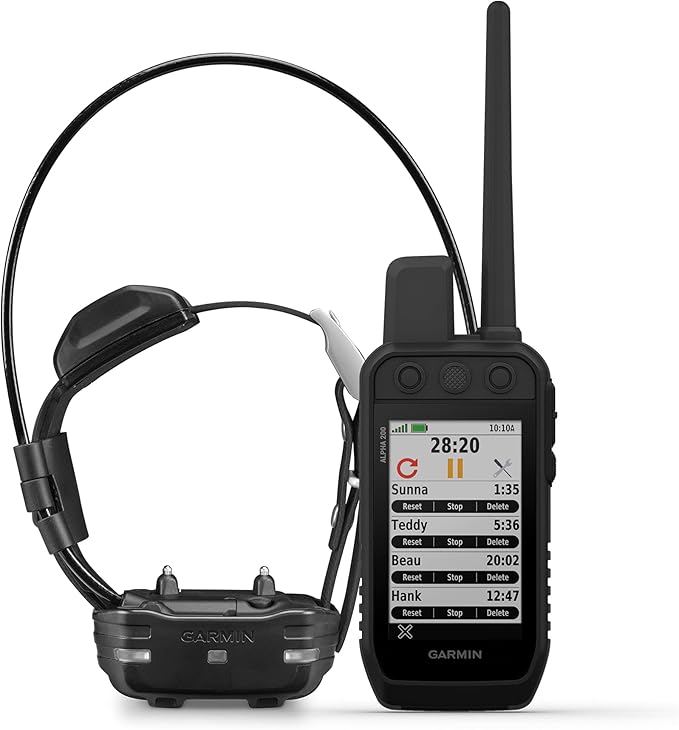 Garmin Alpha 200 Handheld and TT15 Mini Dog Device, Accessible and Fast Tracking and Training for Your Dogs, Sunlight-readable 3.5" Capacitive Touchscreen