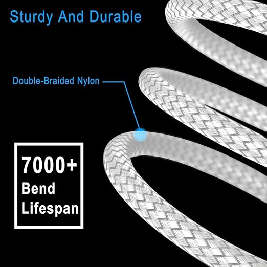 Basesailor USB Type C Charger Cable 1FT 2 Pack,Car Charging Cord for New iPhone 17 16 15 Pro Max Plus 2023,Samsung Galaxy S10 S10E 10E S20 FE S23 S22 Plus Ultra,A51 A52 A53,Google Pixel 9 pro 8 7 XL
