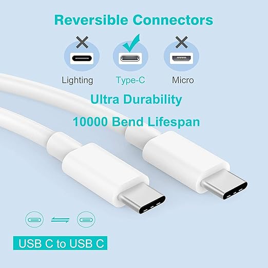 [Apple MFi Certified] iPhone 17 16 Pro Max Quick Charger,3Pack 20W USBC Wall Charger Block and 6 Feet USB C to USB C Fast Charging Cable for iPhone 17/17 Air/16 Pro/16 Pro Max/iPhone 15/15 ProMax/Plus