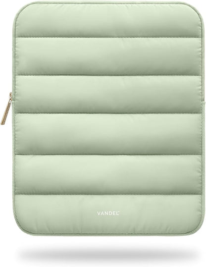 Vandel - The Original Puffy iPad Sleeve 9-11 Inch Tablet Sleeve, Green i Pad Case for Women and Men, Cute iPad Air Pouch, 9 10 Inch, 11 Inch Bag
