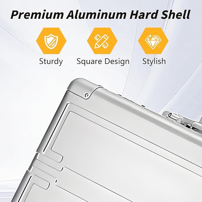 Simcat All Aluminum Carry On Luggage, 20 Inch Hard Shell Zipperless Luggages，Airline Approved Suitcase with TSA Lock and Silent Wheels (Silver,20inch/56.5x21.5x39.5cm)