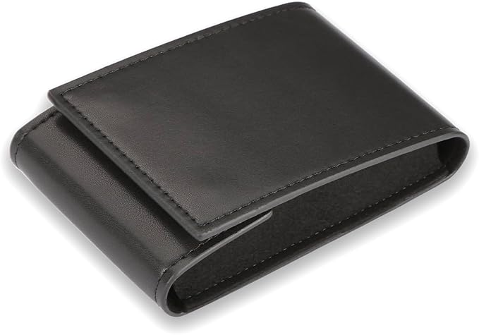 Leather Watch Pouch - Travel Watch Case with Velvet Lining, Protective Storage for Both Men and Women | Christmas Gift for Business Travel and Office Occasions (Single Watch Box)