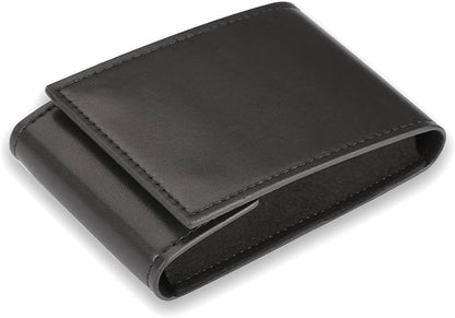 Leather Watch Pouch - Travel Watch Case with Velvet Lining, Protective Storage for Both Men and Women | Christmas Gift for Business Travel and Office Occasions (Single Watch Box)