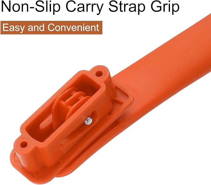 uxcell 2 Pcs Luggage Handle Replacement 8.5 Inch Suitcase Handle Carry Strap Plastic Pull Handle Grip Luggage Replacement Parts with Screws for Suitcase Box Luggage Case, Orange