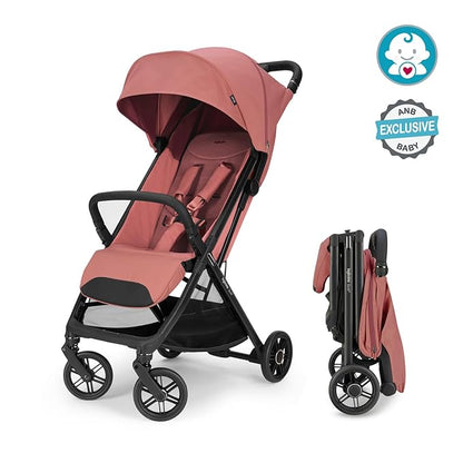 Inglesina Quid 3 Travel Stroller - Aurora Pink | Lightweight Travel Stroller for Airplane, Umbrella Stroller for Baby & Toddler 0-55 lbs, Car Seat Compatible w/Carry Bag & Wheel Covers - Bundle Kit