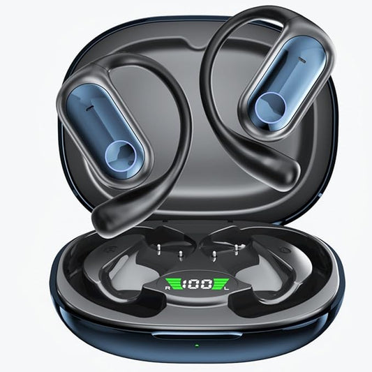 AI Translation Earbuds Real Time 144 Languages, 3-in-1 Bluetooth 5.4 Translating Device,Translator Headphones 45H Playtime Noise Canceling Mic for Travel Business Learning, iOS & Android Blue
