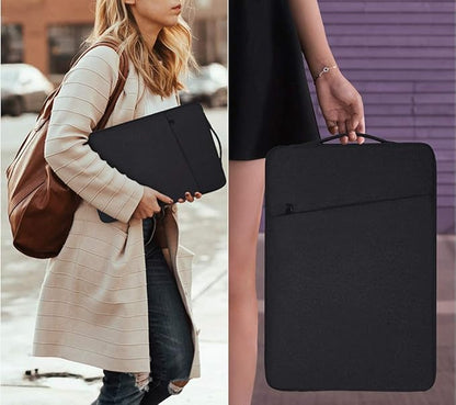 13 Inch Laptop Case Sleeve for 13.5-14.4 Inch Surface Laptop Studio/6/5/4/3, 13.8" Surface 7th, Asus ZenBook/Dell Inspiron Notebook Case, Black