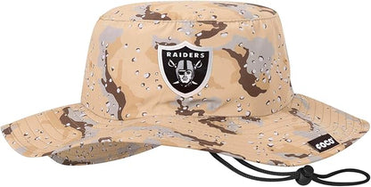 NFL Solid Team Color Logo Sport Outdoor Sun Bucket Boonie Hat