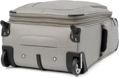 Travelpro Maxlite 5 Softside Expandable Upright 2 Wheel Carry on Luggage, Lightweight Suitcase, Men and Women, Champagne, Carry On 22-Inch