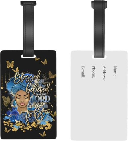 Travel Suitcase Protector African American Girl Elastic Protective Washable Luggage Cover With Concealed Zipper Suitable For 18-32 Inch(XL (for 29-32 inch luggage))