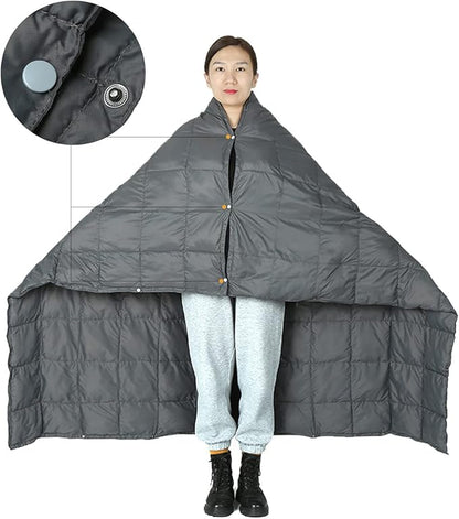 ROCK CLOUD Packable Camping Blanket Ultralight Outdoor Blankets Stadium for Hiking Camp Travel Outside Sports, Size L, 79 x 57 inch