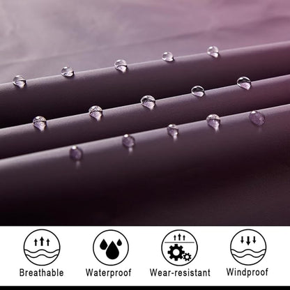 Hooded Rain Poncho for Adult, Waterproof Lightweight Raincoat for Hiking Camping
