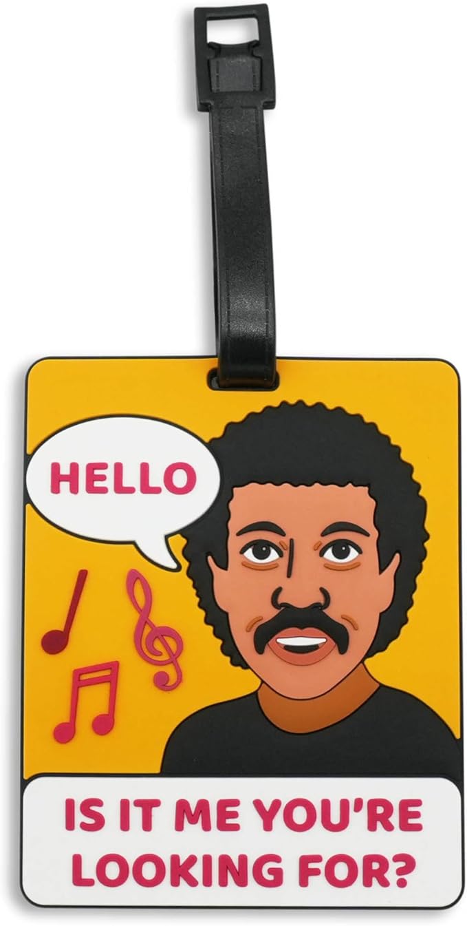 Funny Luggage Tag – Hilarious Travel ID Tag with Sarcastic Saying – Durable & Easy to Spot Suitcase Tag for Men, Women, Frequent Flyers, or Gag Gift for Travelers - Hello is It Me