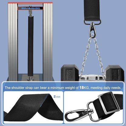 ZINZ Shoulder Strap 67" with Padded, Bag Strap with Dual Buckles and Metal Swivel Hooks for Laptop Bag, Camera Bag and More