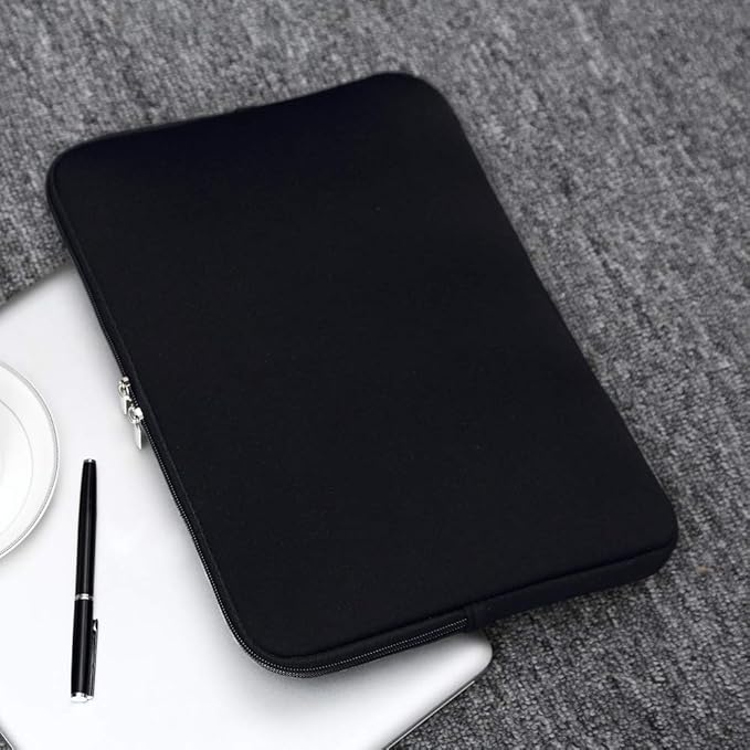 RAINYEAR 16 Inch Laptop Sleeve Protective Soft Case Padded Zipper Cover Bag Specially Compatible with 16" MacBook Pro M1 M2 M3 M4 Pro/Max A2141 A2485 A2780 A2991 A3403 A3186 (Black)