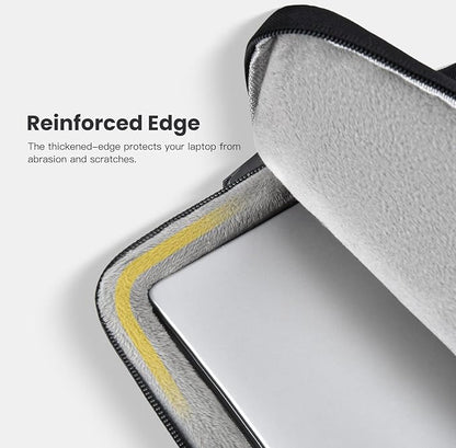 13 inch 360° Protective Laptop Case Sleeve for 2025-2021 MacBook Air 13.6 inch M4/M3/M2/M1 A3240 A3113 A2681 A2337 A2179,Shockproof Water-Resistant Bag Cover w/Accessory Pocket