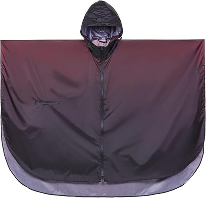 SaphiRose Unisex Rain Poncho Waterproof Raincoat Hooded for Adults Women with Pockets